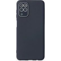 Lvsqvr Newface Samsung Uyumlu Galaxy A22 Kılıf Lansman Glass Kapak - Lacivert