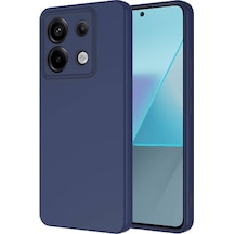 Redmi Note 13 Pro 5g İçi Kadife Dolgulu Şık Candy Lansman Silikon Kılıf Lacivert