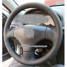 Peugeot 206 Uyumlu Araca Özel Direksiyon Kılıfı Noktalı Düz
