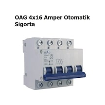 Oag 4x16 Amper Trifaze Nötr Kesicili Otomat Sigorta