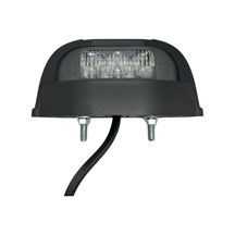Frıstom 12v-24v Plaka Lambası Ledli Ym Siyah 112 50 Mm E9