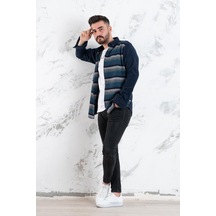 Advante Slimfit Parça Desenli Erkek Oduncu Gömlek (509439640)