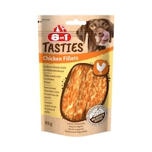 Tasties Tavuk Fillets Köpek Atıştırmalığı - Tahılsız Lezzetli Tavuk Göğsünden, 85 G