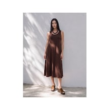 LC Waikiki Alıta Cıty Farkıyla Büyük Beden Oval Yaka A Kesim Elbise Belirtilmemiş - 919448858 Belirtilmemiş