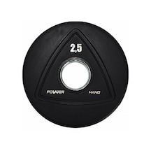 Powerhand Profesyonel Kauçuk Kaplı Olimpik Plaka 2.5 KG