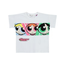 Powerpuff Girls Kız Çocuk Tişört 2-5 Yaş Beyaz 18849182624s1-1 Beyaz