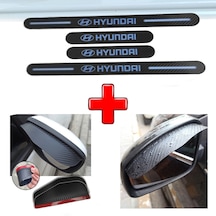 Hyundai Grubu Carbon Kapı Eşiği + Ayna Yağmur Koruyucu (552764803)