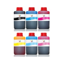 QC HP Designjet 130GP Uyumlu Yazıcı Mürekkep Seti 500ml 6 Renk
