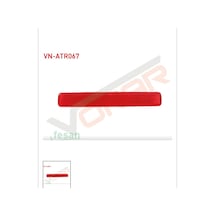 Vw Transporter V 2003-2015 Sol Reflektör Arka Tampon Vn-atr067