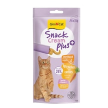 Gimcat Snack Cream Sterilised Tavuklu - Havuçlu Kedi Ödülü 6x15gr