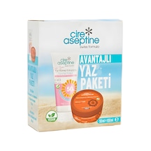 Cire Aseptine Avantajlı Yaz Paketi Yüz Güneş Koruyucu Spf 50+ Ton Dengeleyici Ve Aydınlatıcı 50ml İle Bronzlaştırıcı Güneş Kremi 100ml