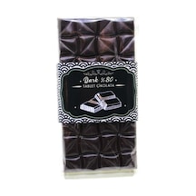 Dark Drown Özel Seri Bitter Tablet Çikolata %80 100 G