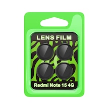 Xiaomi Redmi Note 15 4g Raze Metal Kamera Lens - Siyah Belirtilmemiş