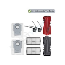 Roborock Saros 20 Sonic Ana Fırça, Hepa Filtre, Yan Fırça, Toz Torbası 7 Parça