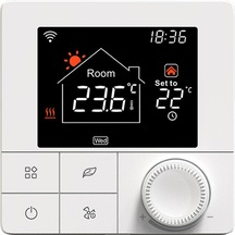 Vkemall WİFİ Akıllı Kazan 3A Termostat Uygulama Ve Ses Kontrolü 2.8" Lcd Ekran Akıllı