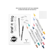 Zig Clean Color Dot Çift Uçlu Marker Clairefontaine Defter