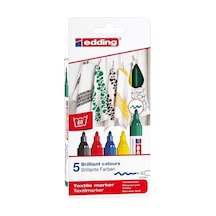 Eding T-Shırt Kalemi Yuvarlak Uçlu Basıc 2-3 Mm 5 Li 4500/5S