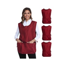 Unisex 3 Cepli Ayakkabıcı Önlüğü Yelek 3 Paket - Kırmızı,normal Diğer