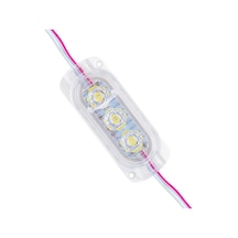 12 Volt 0.6 Watt Soğuk Beyaz 2835 65 X 25 Mm Ip65 120 Lümen 160 Derece Modül Led Adaptor Sec-Kumanda-Metraj Seç Yok-Kumanda-Yok