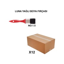 12 Adet Luna Yağlı Boya Fırçası, No 1.5 Kalite Seti