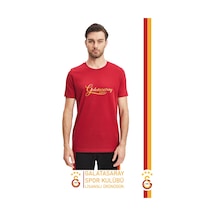 Galatasaray Lisanslı Kırmızı Erkek T-shirt Kırmızı.