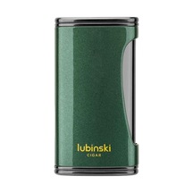 Lubinski Yeni Seri Dahili Delicili Yaprak Alev Puro Çakmağı Yeşil Lb-198