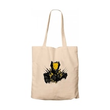 Wolverine Splash Krem Fermuarlı Bez Çanta Gabardin