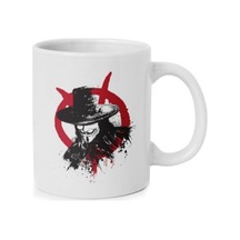 Ve For Vendetta - Baskılı Kupa Beyaz