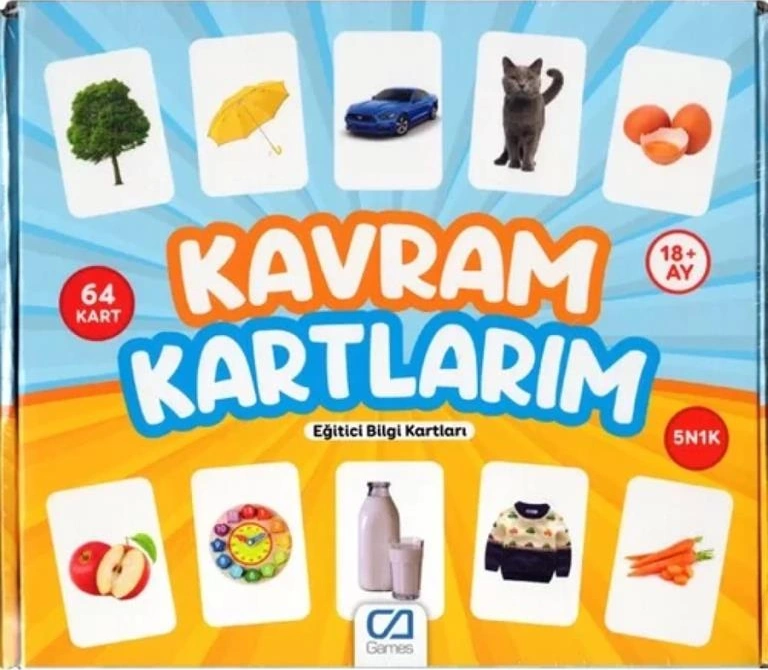 Games Kavram Kartlarım 64 Kart 5175
