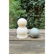 Küre 7cm Çap Silikon Mum Kalıbı Çok Renkli