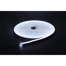 Neon Led Şerit 5metre Soğuk Beyaz Led Zincir Bandı Hortum Esnek Dekoratif Aydınlatma Işık 12v 10w