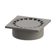 100 Mm 25X25 Çamur Kovalı Yer Süzgeci Alttan