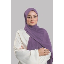 Hürrem Bone Mor Pratik Hazır Geçmeli Şal Sandy Önü Süngerli 2412 22