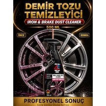 4e Care Demir Tozu Temizleyici 500 Ml Jant Ve Araç Yüzeyleri İçin Demir Tozu Pas Lekesi Temizleyici