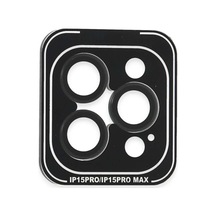 İphone 15 Pro Max Pvd Metal Kamera Lens - Siyah Diğer