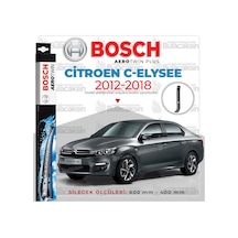 Citroen C-Elysee Muz Silecek Takımı 2012-2018 Bosch Aerotwin