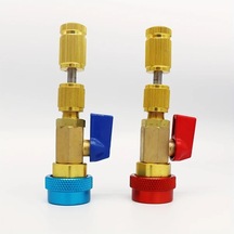 Willowhaven Style A Yüksek Ve Düşük Basınç R134a Soğutucu Vana Bağlantısı - Dayanıklı Metal Ac Sistem Tamir Aracı