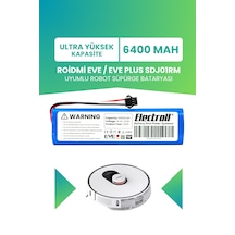 Roidmi Eve / Eve Plus Sdj01rm Uyumlu Batarya 6400mah