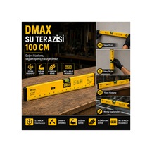 Dmax Su Terazisi 100 Cm Profesyonel Hassas Ölçüm Ve Hizalama