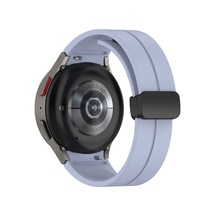 Novstrap Samsung Galaxy Watch 4 5 Pro 6 7 Fe 40 42 43 44 45 46 47 Mm Uyumlu Kordon Magnet Toka Silikon Kayış
