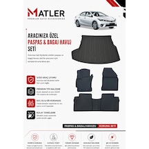 Toyota Corolla 2015 Model 4d Ekstra Havuzlu Paspas Ve Bagaj Havuzu Set