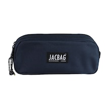 Jacbag Dual Pouch Pencıl Case-çift Bölmeli Kalemkutu - Lacivert Lacivert