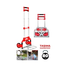 Stilmax FT80EB 80Kg Teleskopik Katlanır Koli Taşıma Arabası 80Kg
