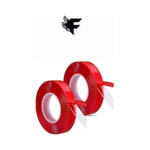 2 Adet Silikonlu Çift Taraflı Montaj Bandı 18mm X 2mt