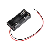 Aaa Pil Kutusu Yuvası İnce Küçük Tip 2 Adet 1.5v Pil Toplam 3v Plasitk Pil Tutucu 14cm Kablo