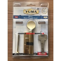 Yuma Pirinç Bilyalı Kapı Bareli Topuzlu Barel Çelik Kapı Bareli 6