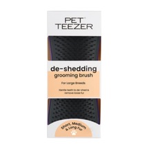 Pet Teezer Tüy Dökülme Karşıtı Ve Kir Temizleyici Gri Köpek Fırçası