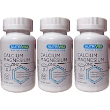 Nutrivita Nutrition Calcium Mağnesium Zinc Vitamin D 3 Kutu