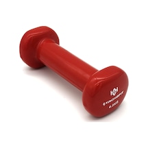 Alin Sport Vinyl Kaplı Dambıl 0.5 Kg Fitness, Pilates Ve Ev Egzersiz Ağırlığı Kırmızı