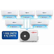 Viessmann F3120M2 Vitoclima 300-S/HE 9+9+12+12+18 İç 42 Dış Ünite Multi Split Klima